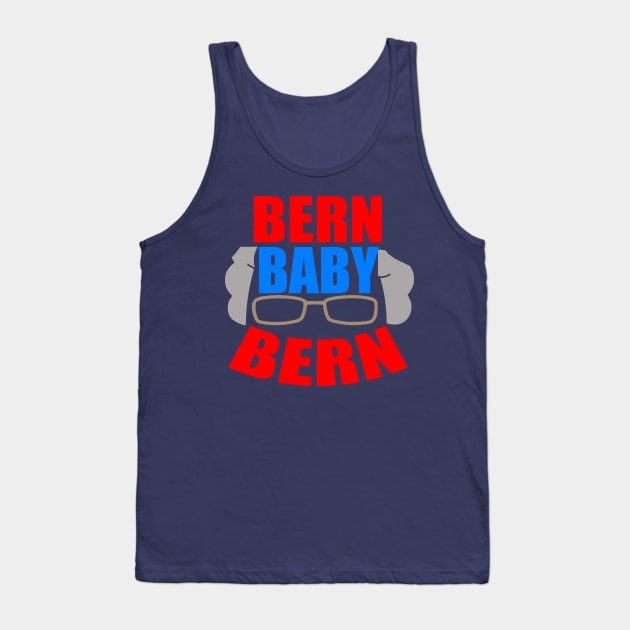Funny Bernie Sanders Tank Top by epiclovedesigns